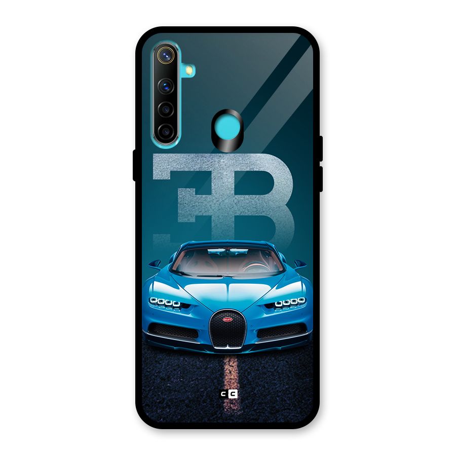 Wonderful Supercar Glass Back Case for Realme 5