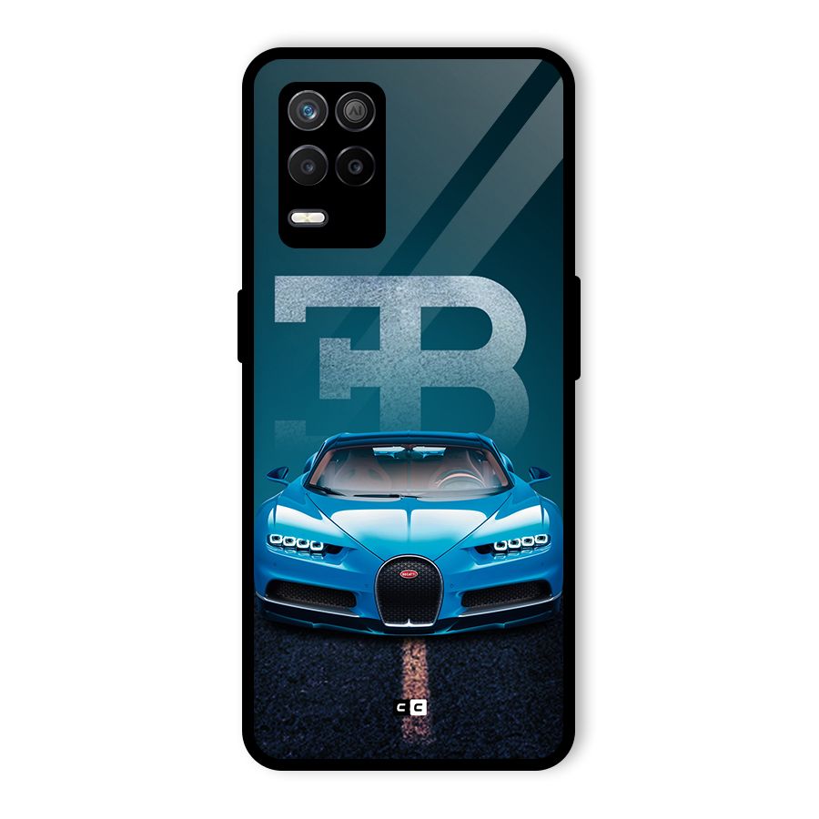 Wonderful Supercar Glass Back Case for Realme 8 5G