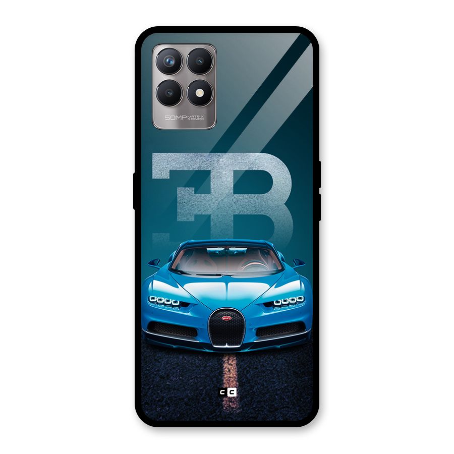 Wonderful Supercar Glass Back Case for Realme Narzo 50