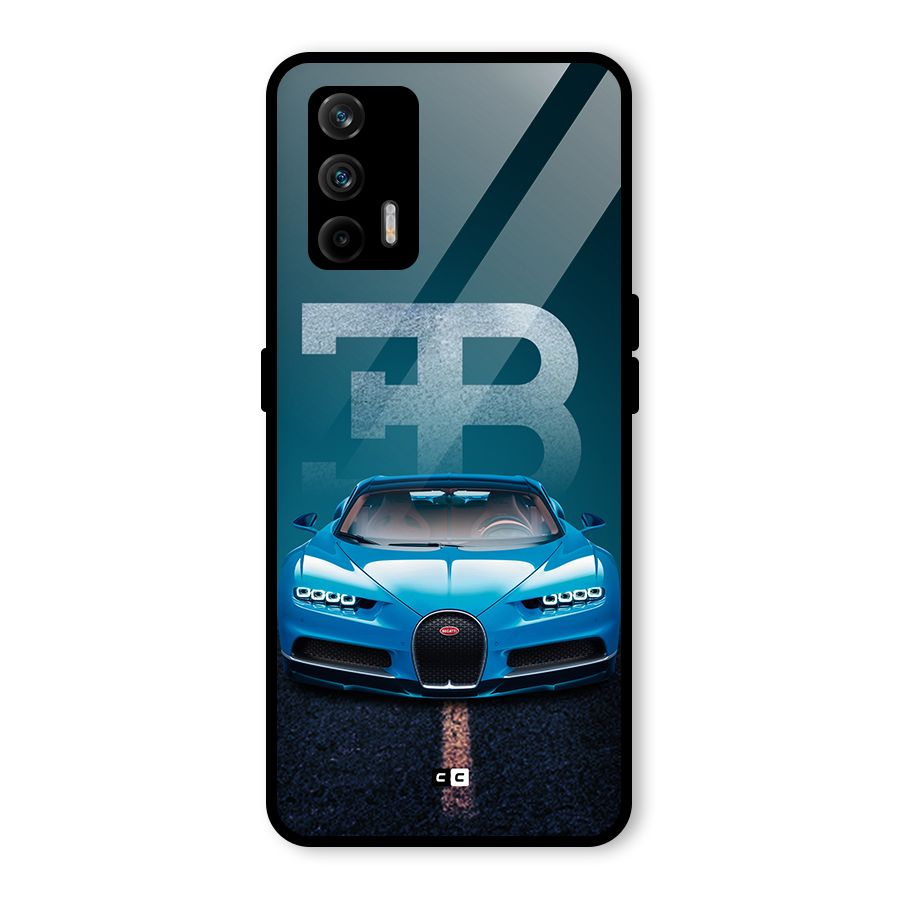 Wonderful Supercar Glass Back Case for Realme X7 Max
