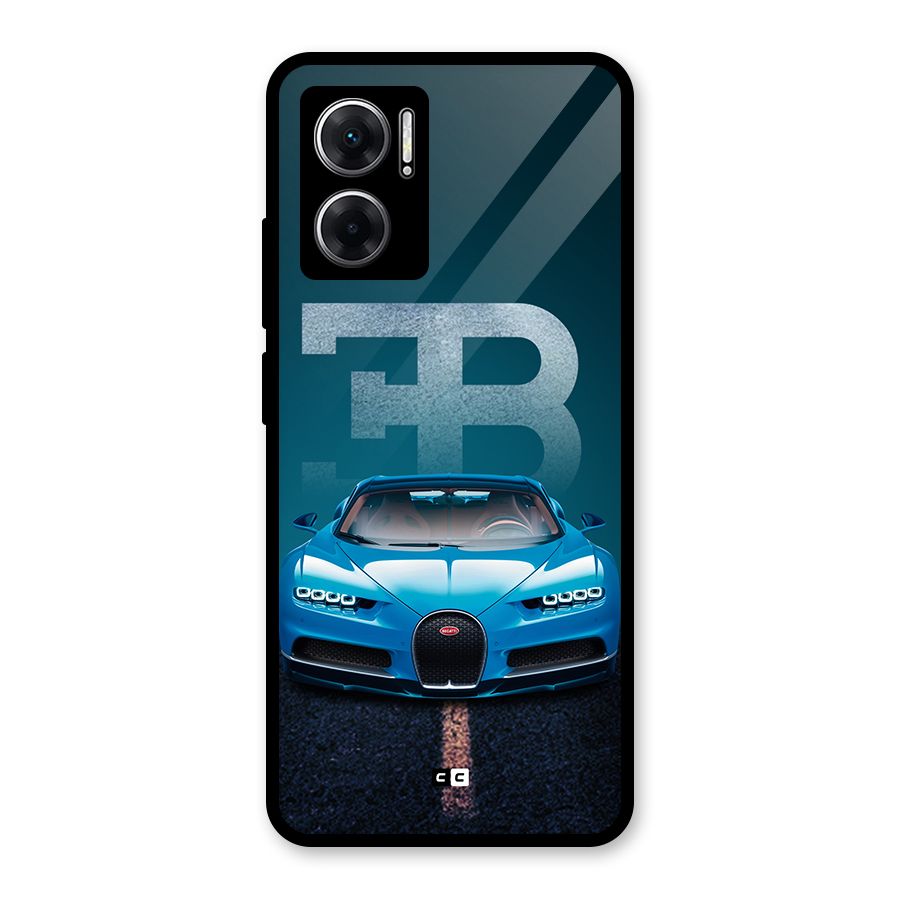 Wonderful Supercar Glass Back Case for Redmi 11 Prime 5G