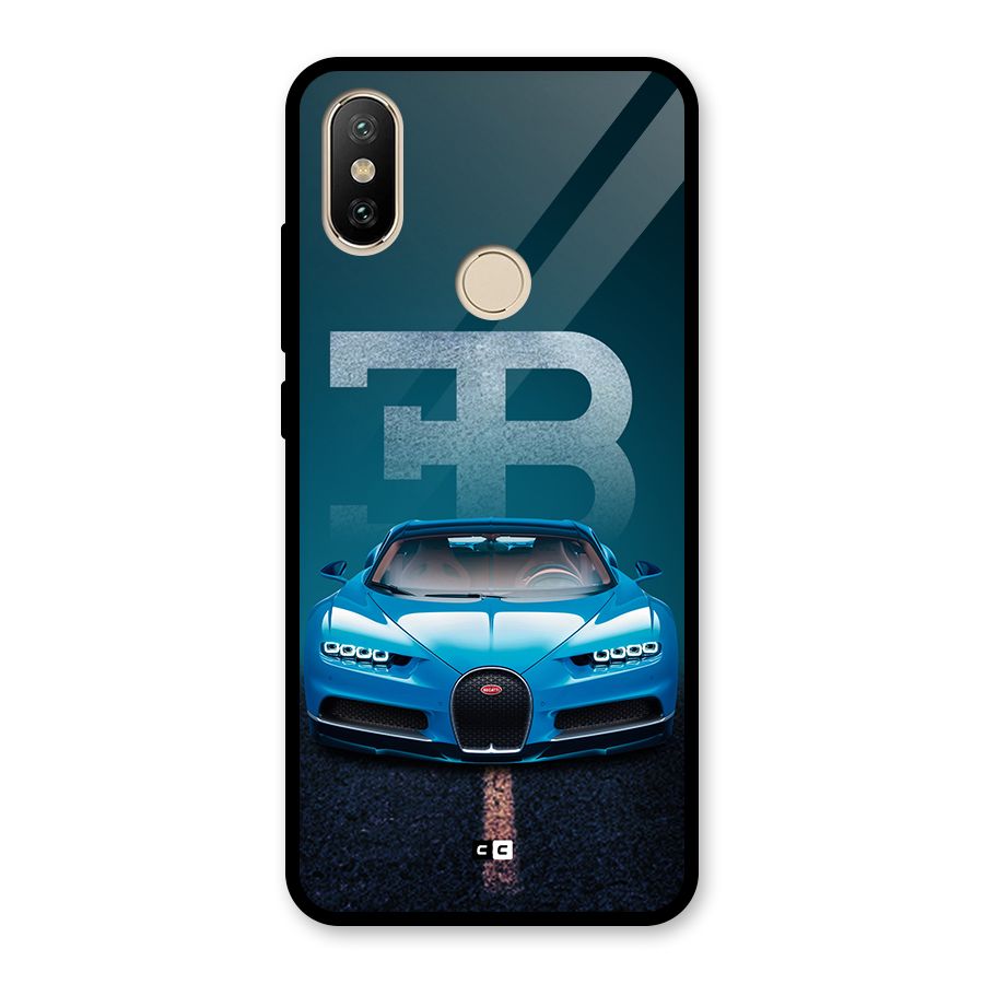 Wonderful Supercar Glass Back Case for Redmi A2