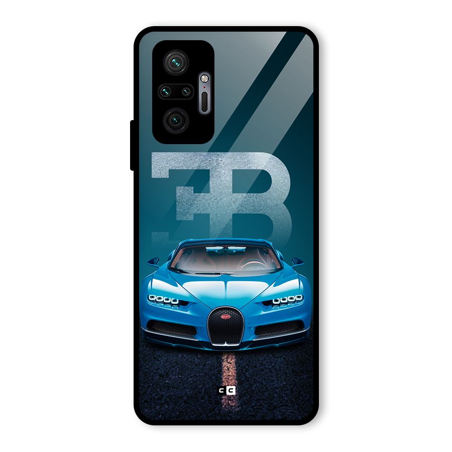 Wonderful Supercar Glass Back Case for Redmi Note 10 Pro Max