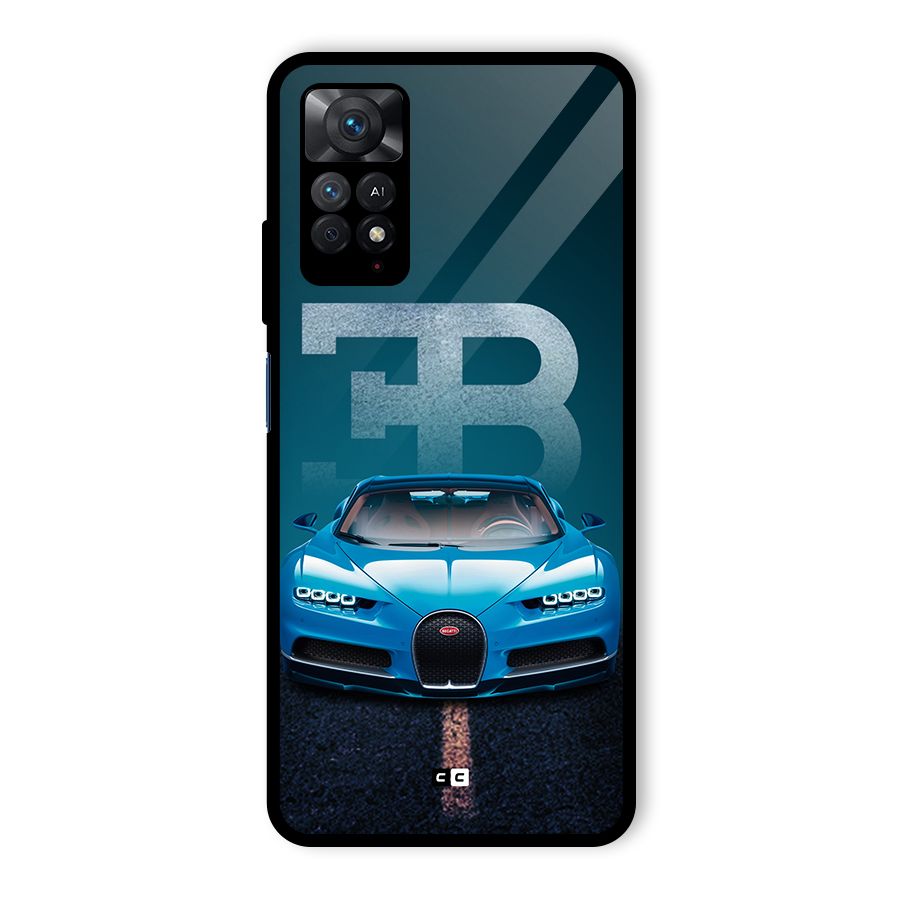 Wonderful Supercar Glass Back Case for Redmi Note 11 Pro Plus 5G