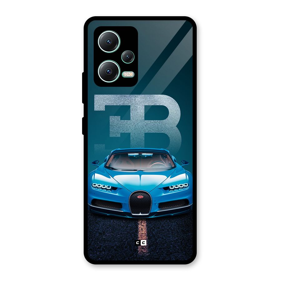 Wonderful Supercar Glass Back Case for Redmi Note 12 5G