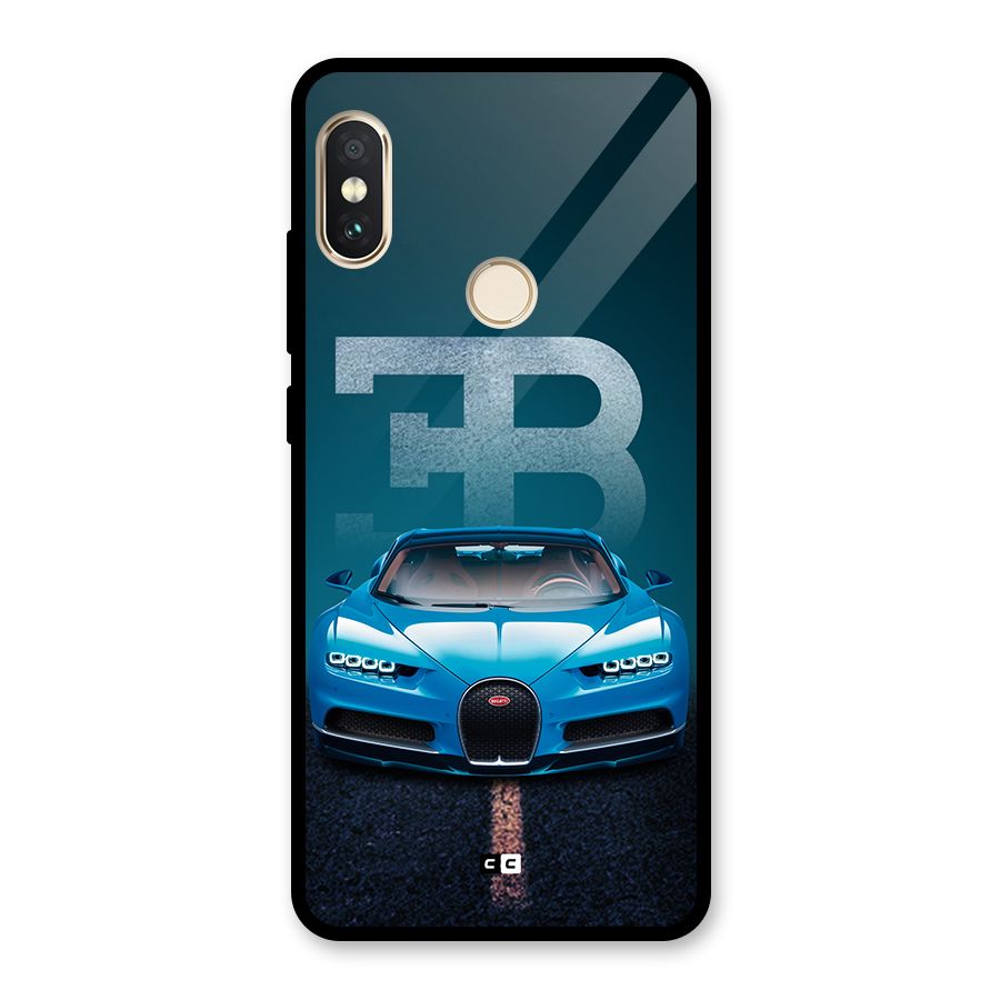 Wonderful Supercar Glass Back Case for Redmi Note 5 Pro