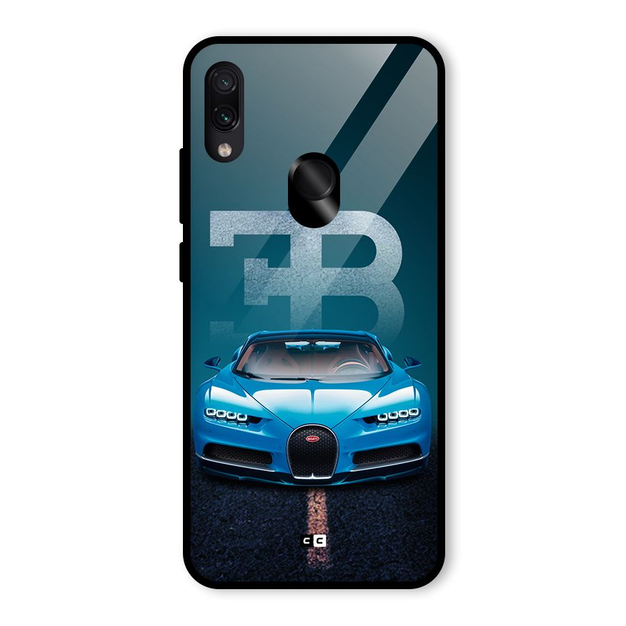 Wonderful Supercar Glass Back Case for Redmi Note 7 Pro