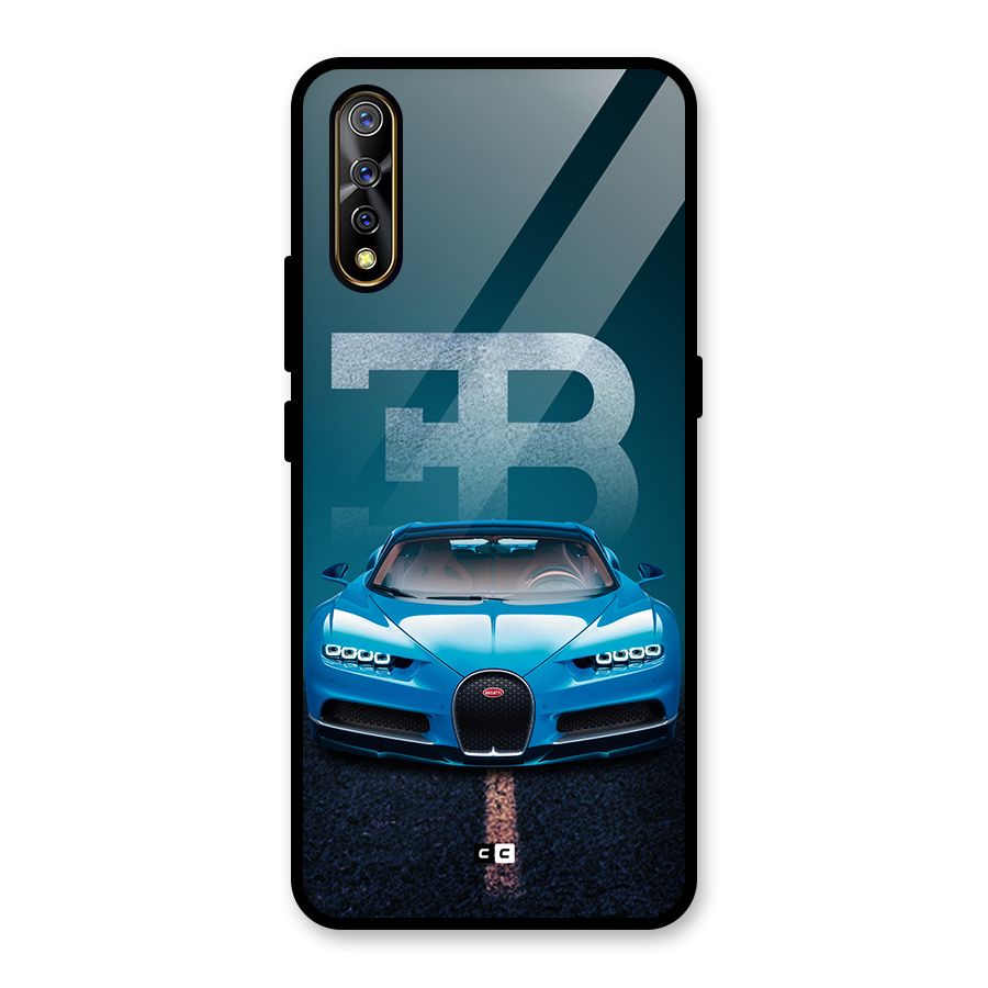Wonderful Supercar Glass Back Case for Vivo S1