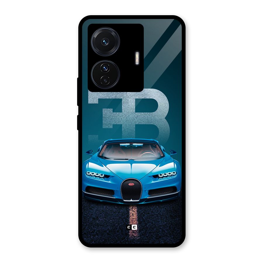Wonderful Supercar Glass Back Case for Vivo T1 Pro