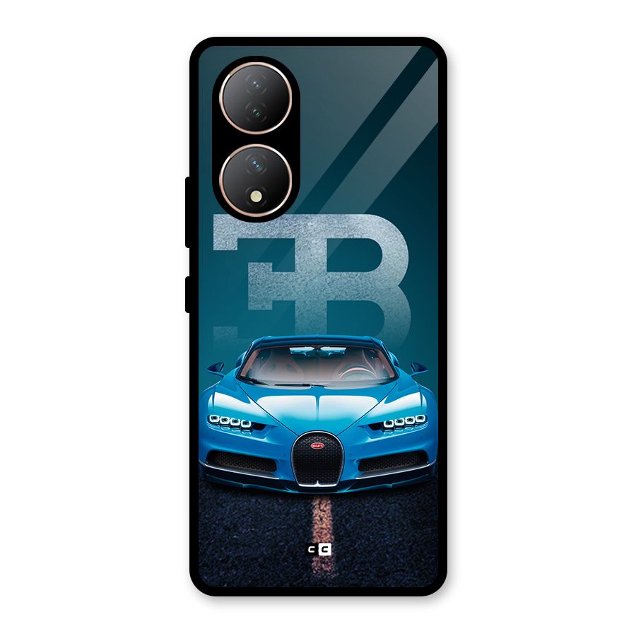 Wonderful Supercar Glass Back Case for Vivo T2
