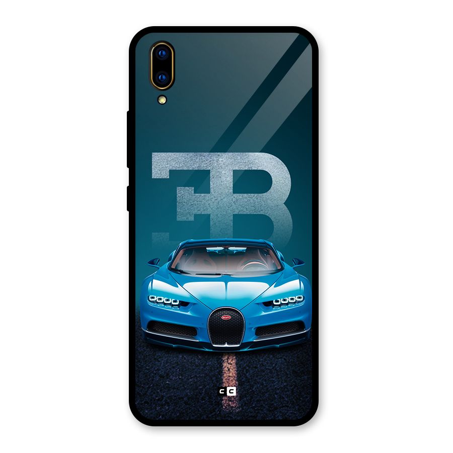 Wonderful Supercar Glass Back Case for Vivo V11 Pro