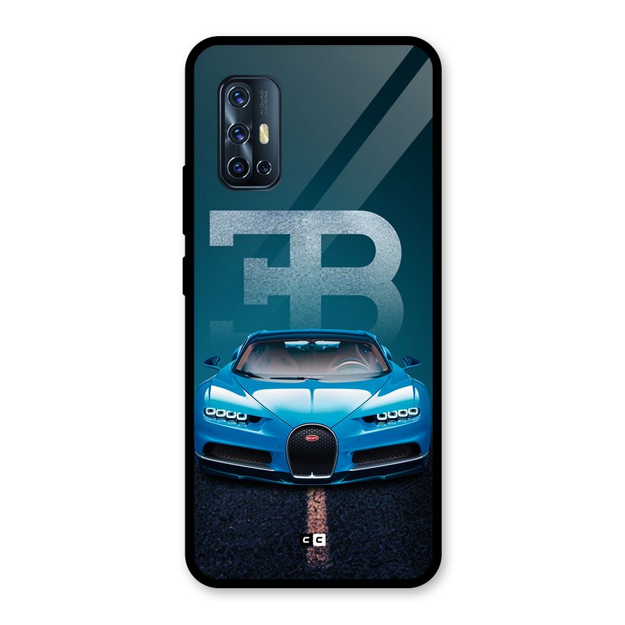 Wonderful Supercar Glass Back Case for Vivo V17