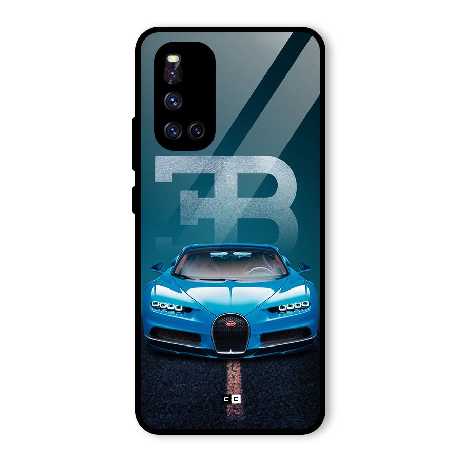 Wonderful Supercar Glass Back Case for Vivo V19