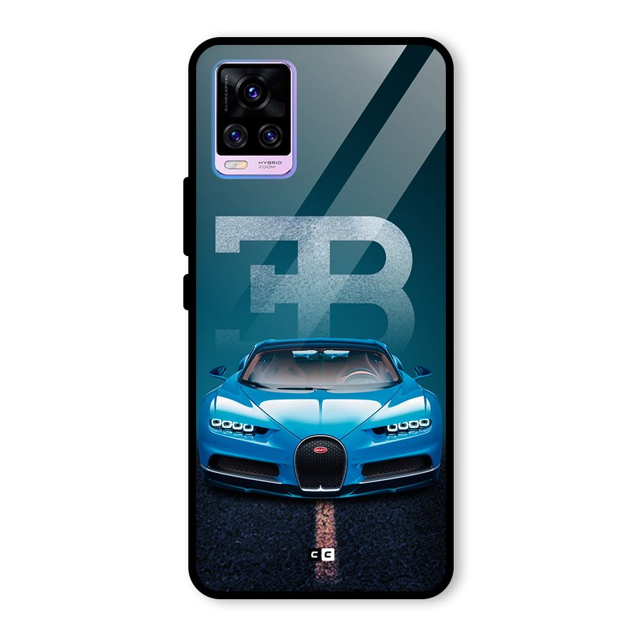 Wonderful Supercar Glass Back Case for Vivo V20 Pro