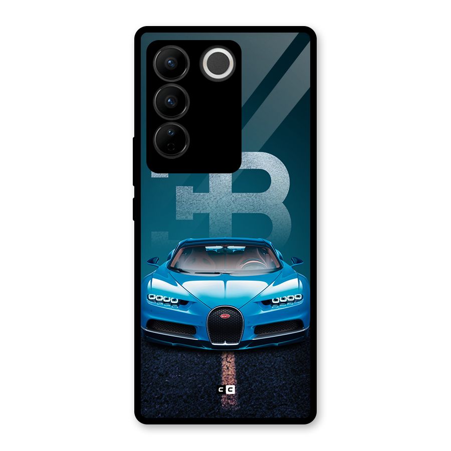 Wonderful Supercar Glass Back Case for Vivo V27