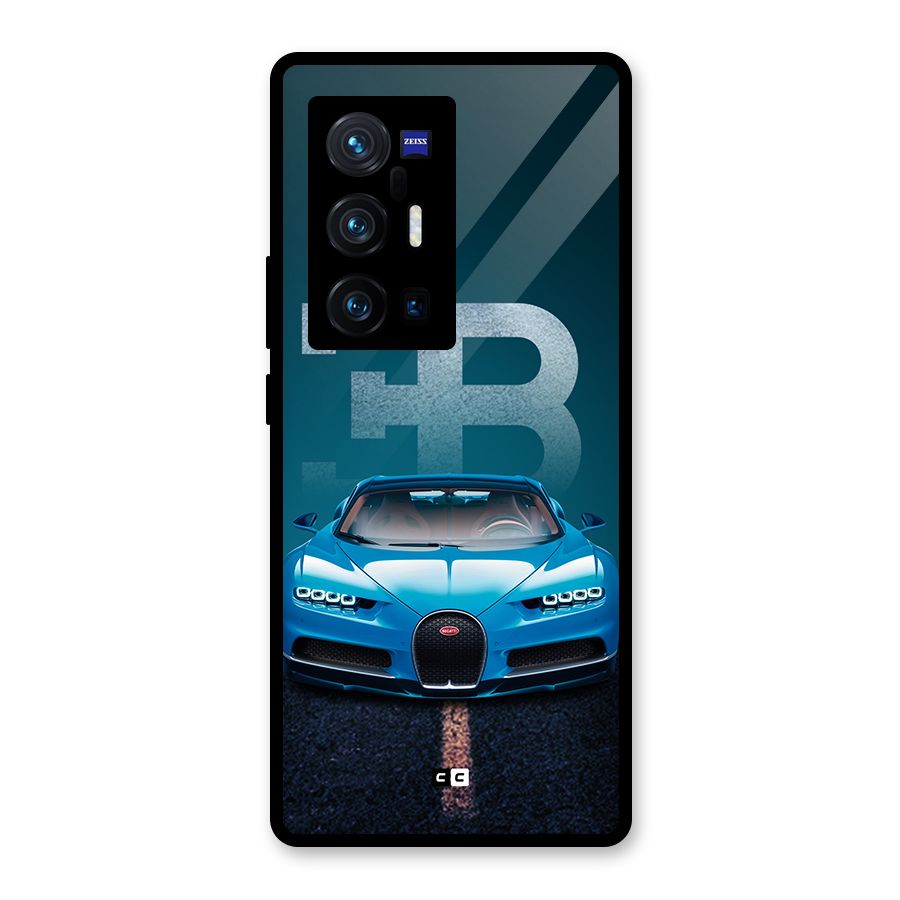 Wonderful Supercar Glass Back Case for Vivo X70 Pro Plus