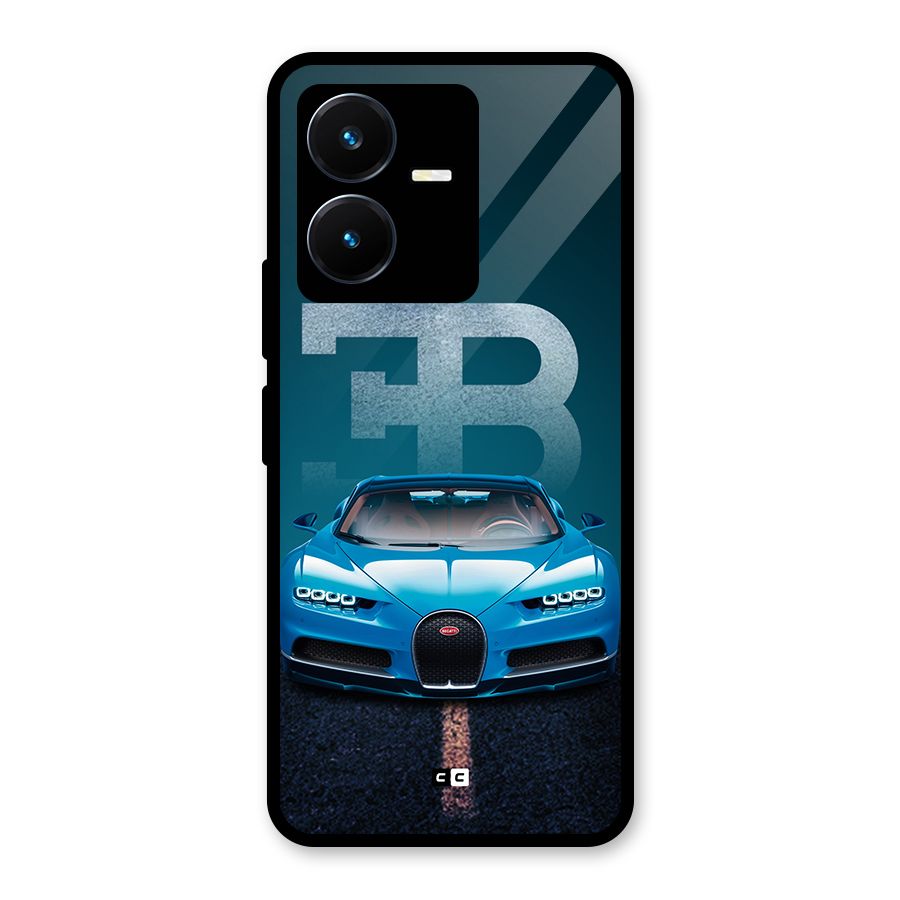 Wonderful Supercar Glass Back Case for Vivo Y22
