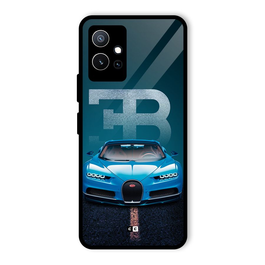 Wonderful Supercar Glass Back Case for Vivo Y75 5G