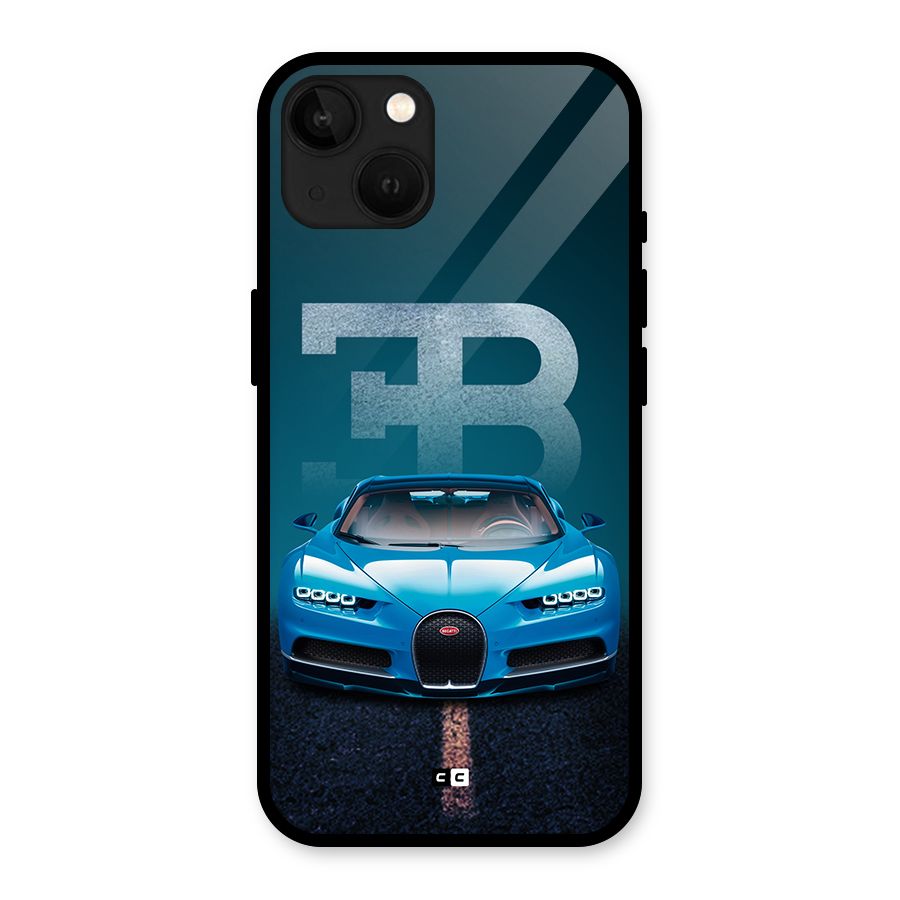 Wonderful Supercar Glass Back Case for iPhone 13