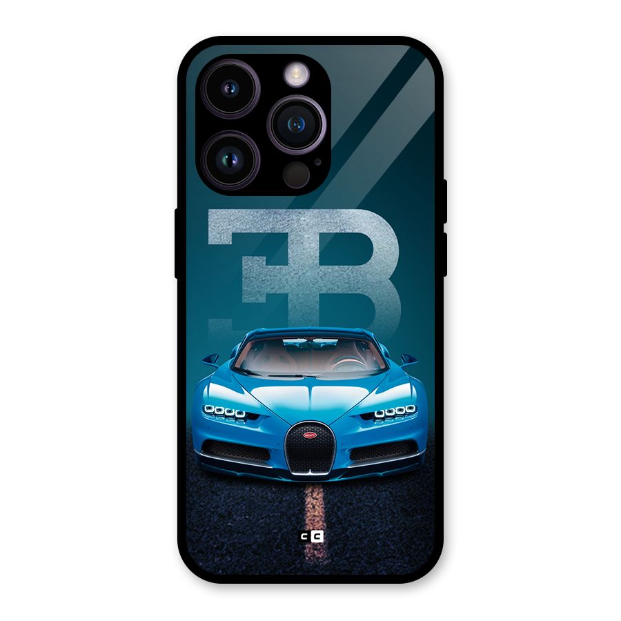 Wonderful Supercar Glass Back Case for iPhone 14 Pro