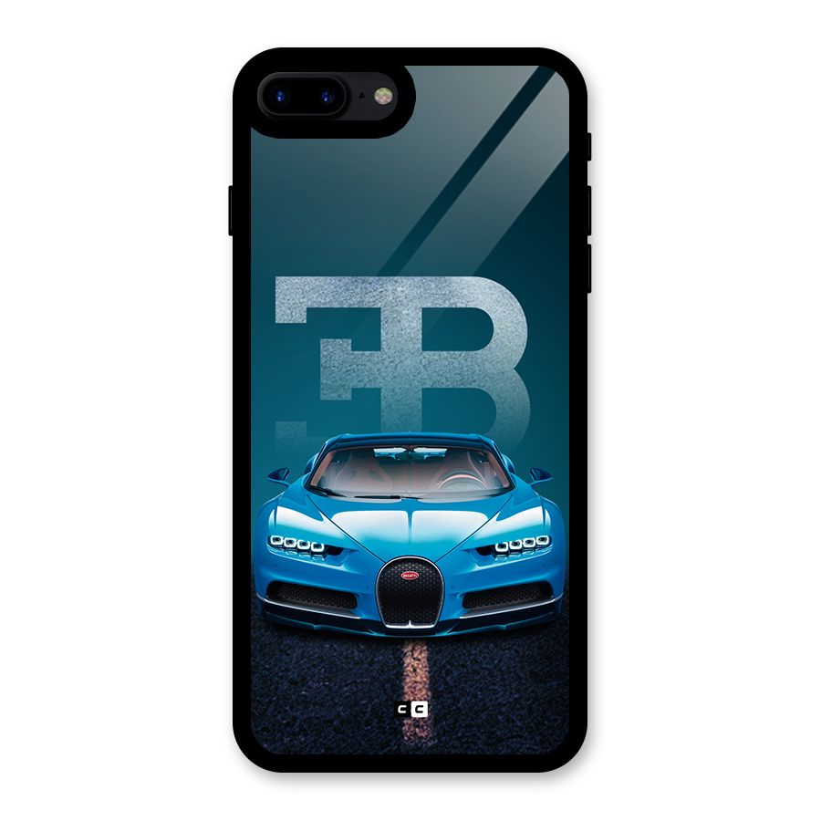 Wonderful Supercar Glass Back Case for iPhone 8 Plus