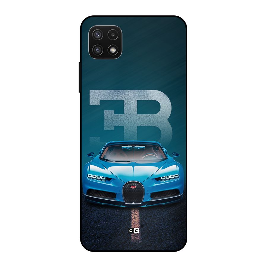 Wonderful Supercar Metal Back Case for Galaxy A22 5G