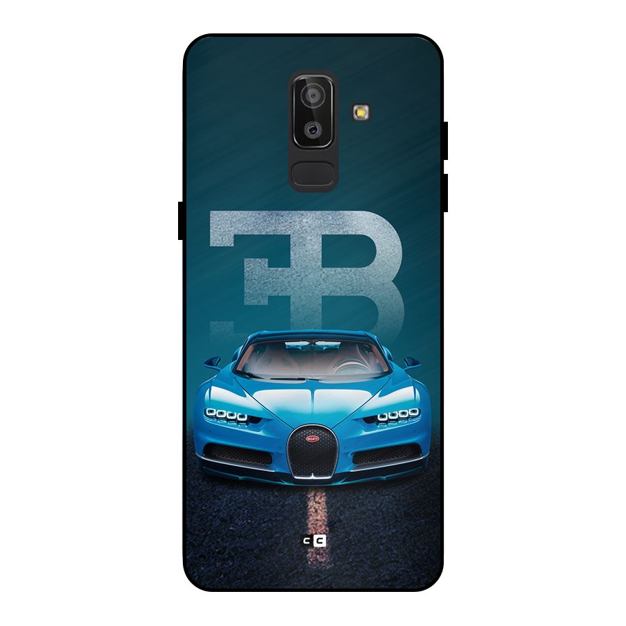 Wonderful Supercar Metal Back Case for Galaxy J8