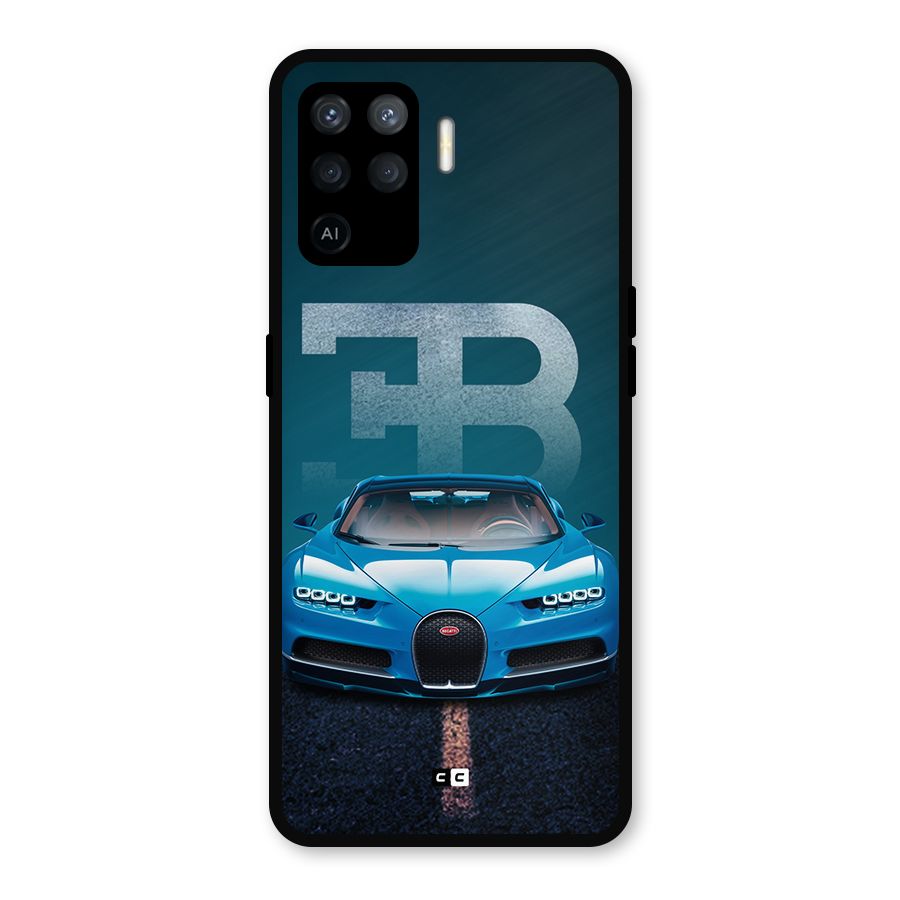 Wonderful Supercar Metal Back Case for Oppo F19 Pro