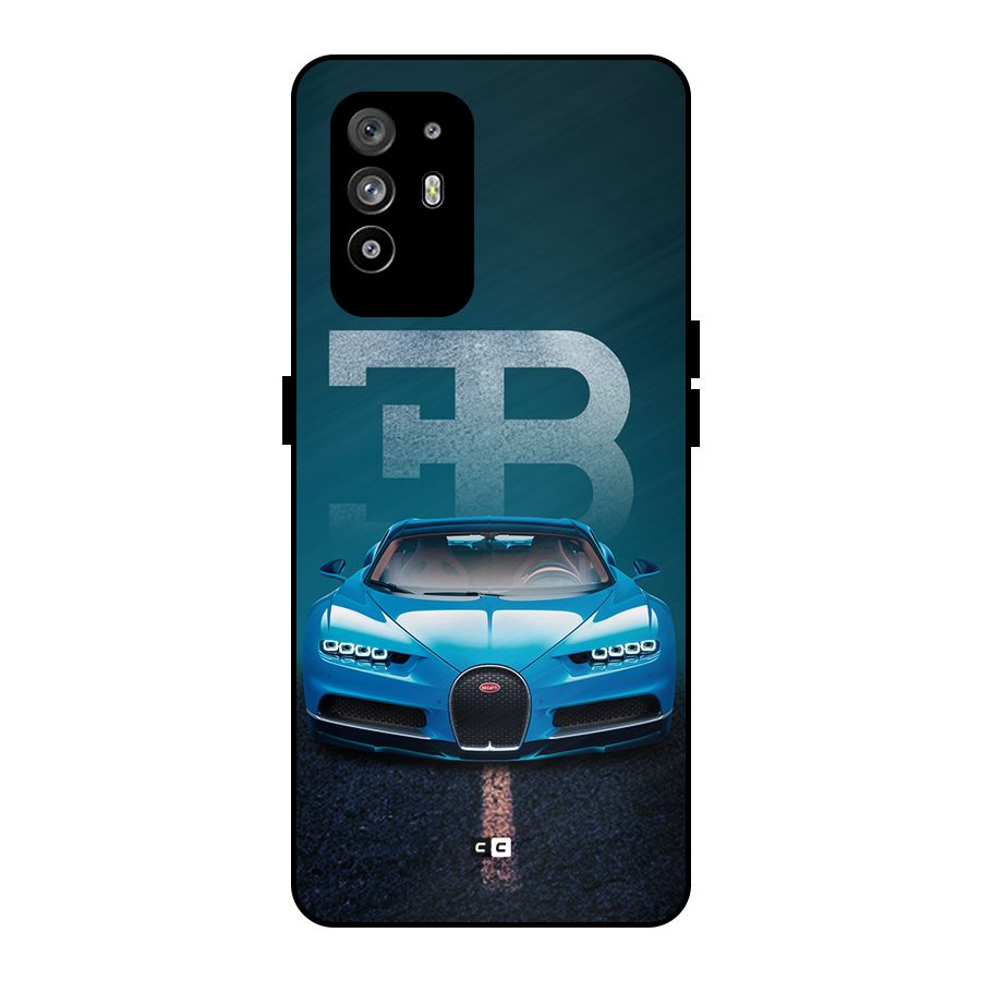 Wonderful Supercar Metal Back Case for Oppo F19 Pro Plus 5G