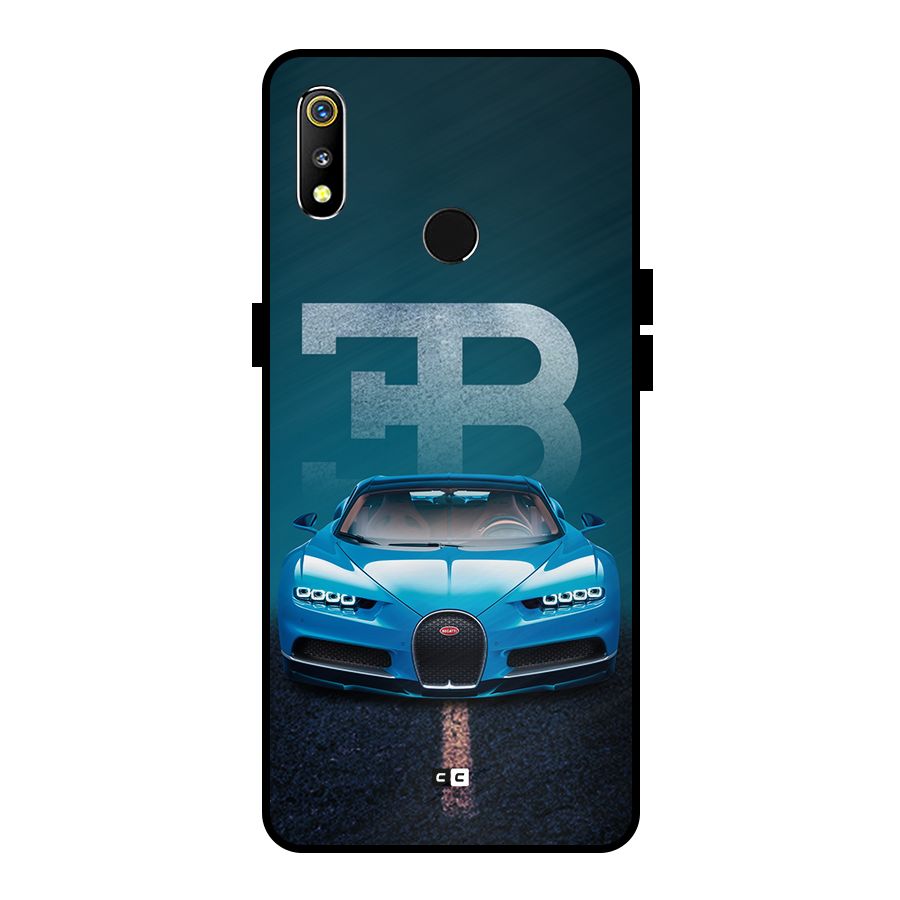 Wonderful Supercar Metal Back Case for Realme 3i