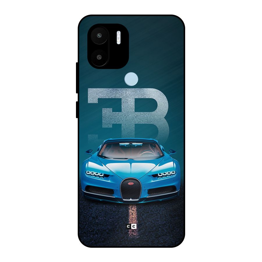 Wonderful Supercar Metal Back Case for Redmi A1 Plus