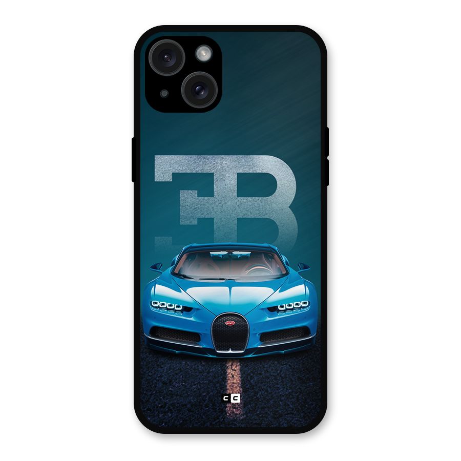 Wonderful Supercar Metal Back Case for iPhone 15 Plus