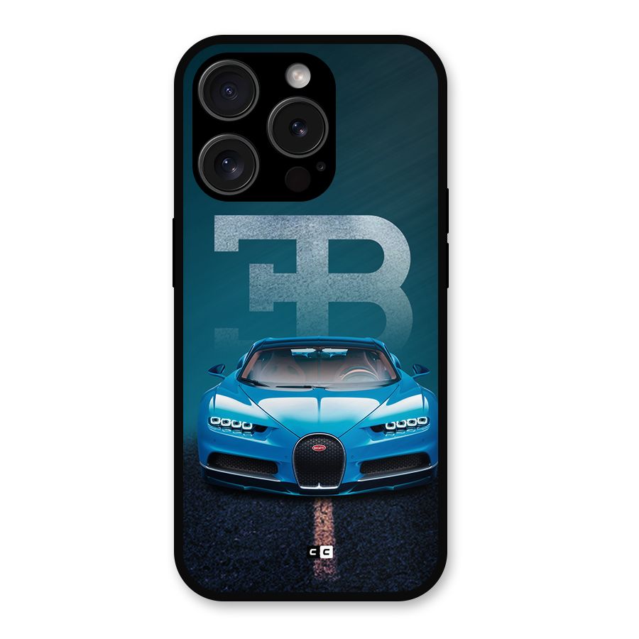 Wonderful Supercar Metal Back Case for iPhone 15 Pro