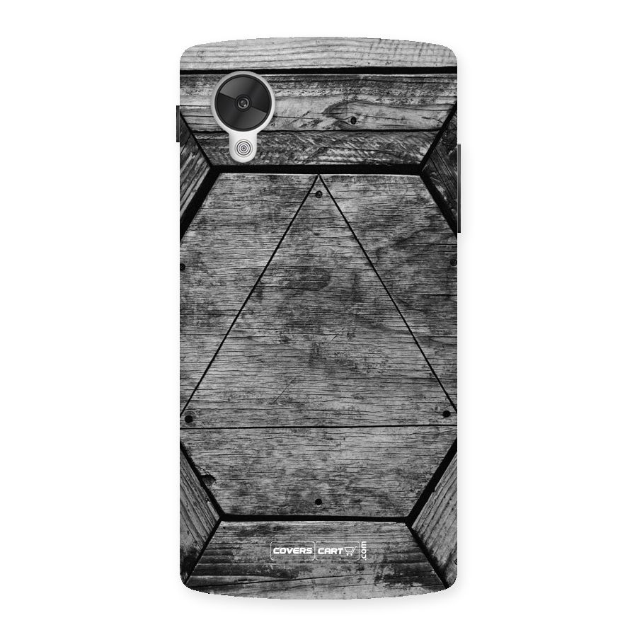 Wooden Hexagon Back Case for Google Nexsus 5