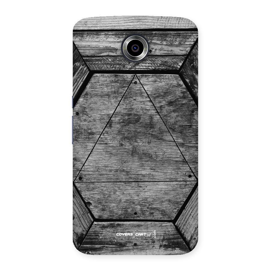 Wooden Hexagon Back Case for Nexsus 6
