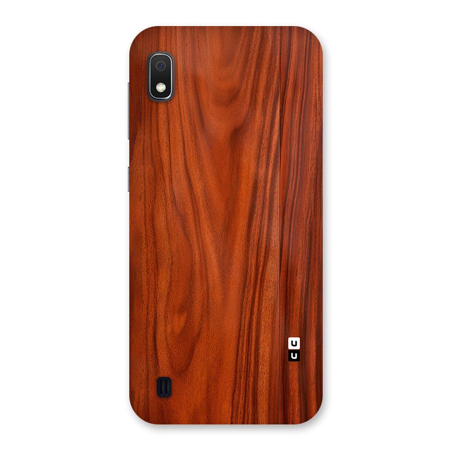 Wooden Texture Printed Back Case for Galaxy A10