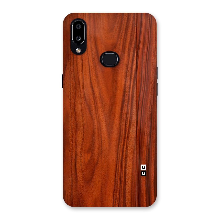 Wooden Texture Printed Back Case for Galaxy A10s