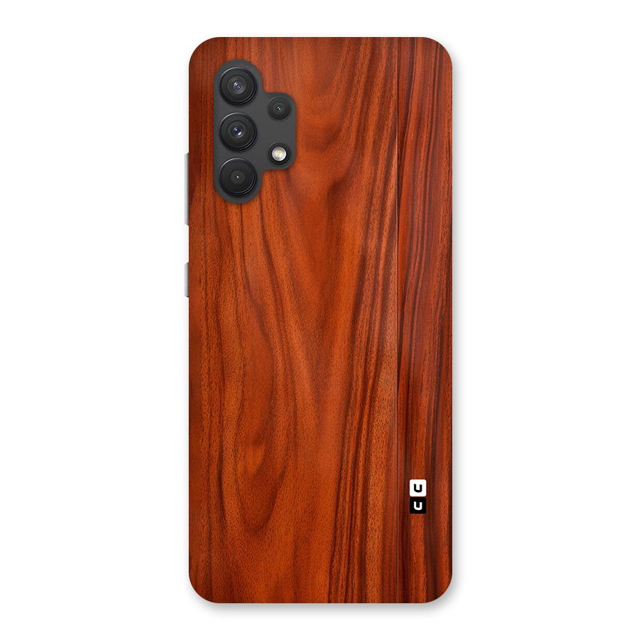 Wooden Texture Printed Back Case for Galaxy A32