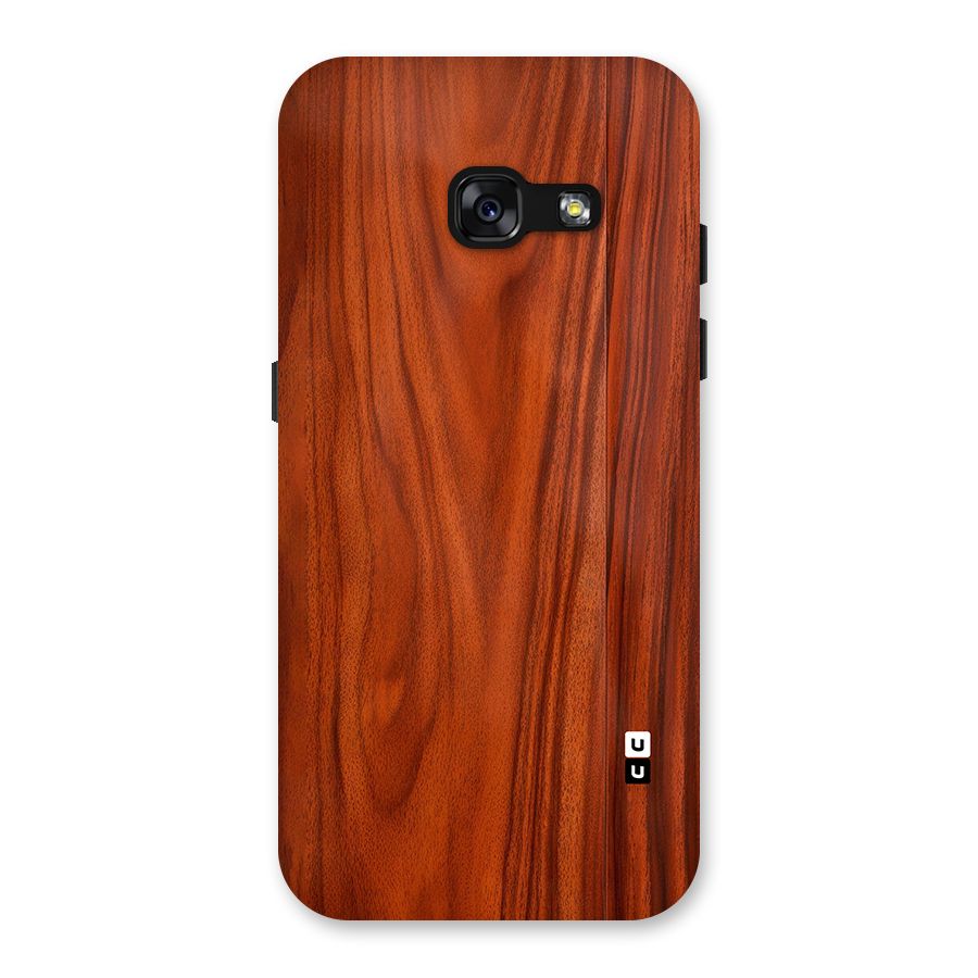 Wooden Texture Printed Back Case for Galaxy A3 (2017)