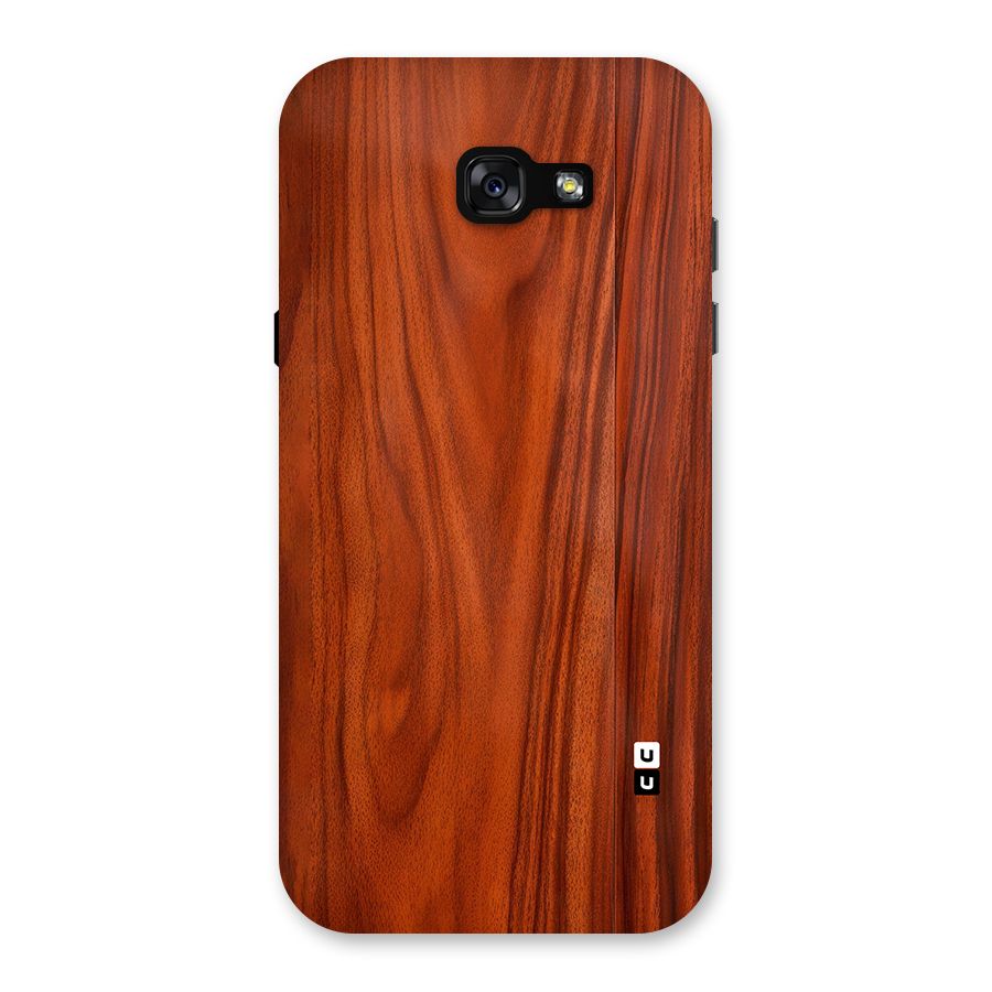 Wooden Texture Printed Back Case for Galaxy A7 (2017)