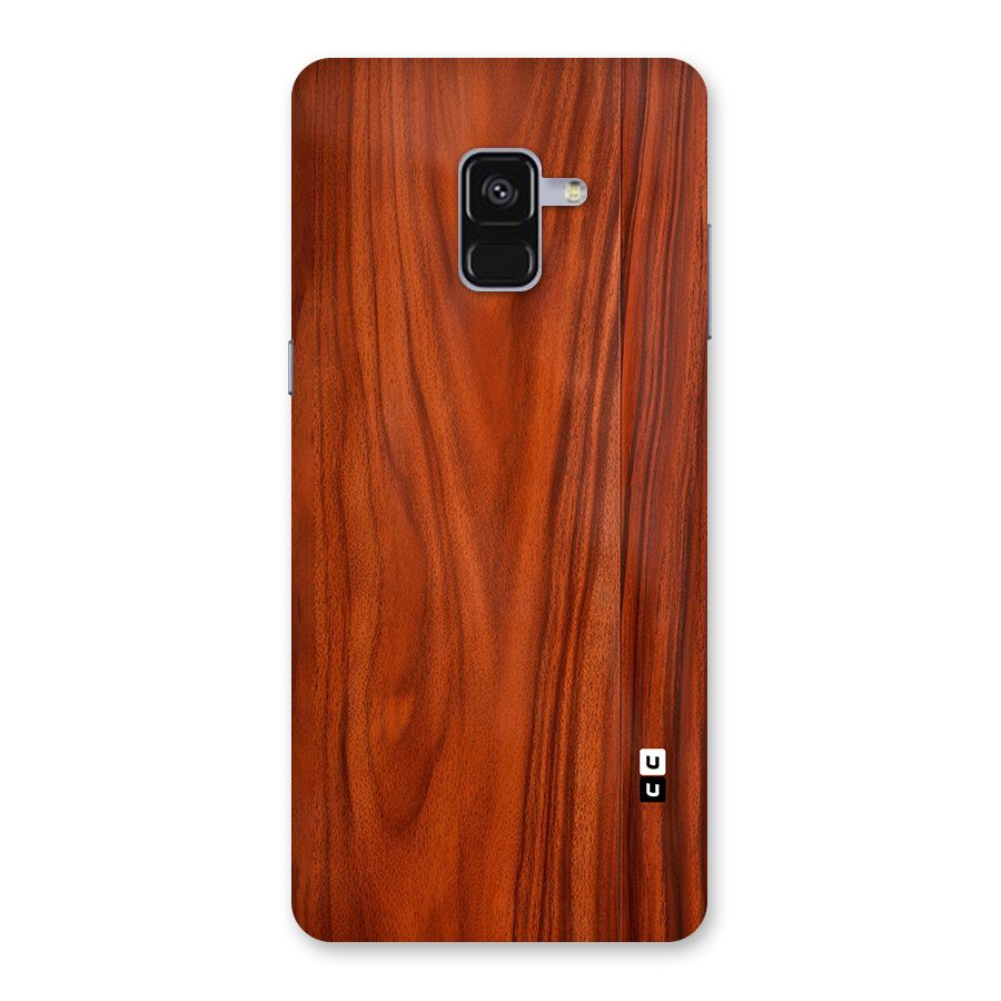 Wooden Texture Printed Back Case for Galaxy A8 Plus