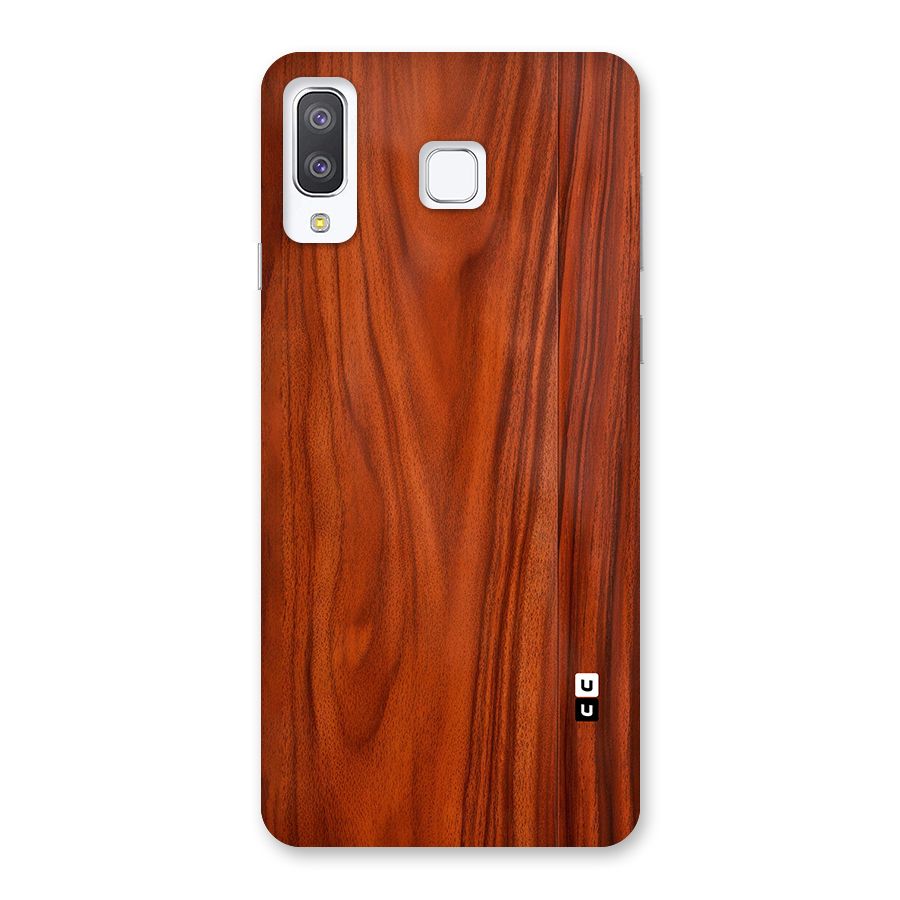 Wooden Texture Printed Back Case for Galaxy A8 Star