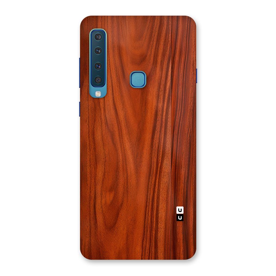 Wooden Texture Printed Back Case for Galaxy A9 (2018)
