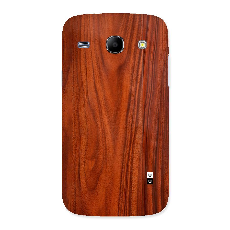 Wooden Texture Printed Back Case for Galaxy Core