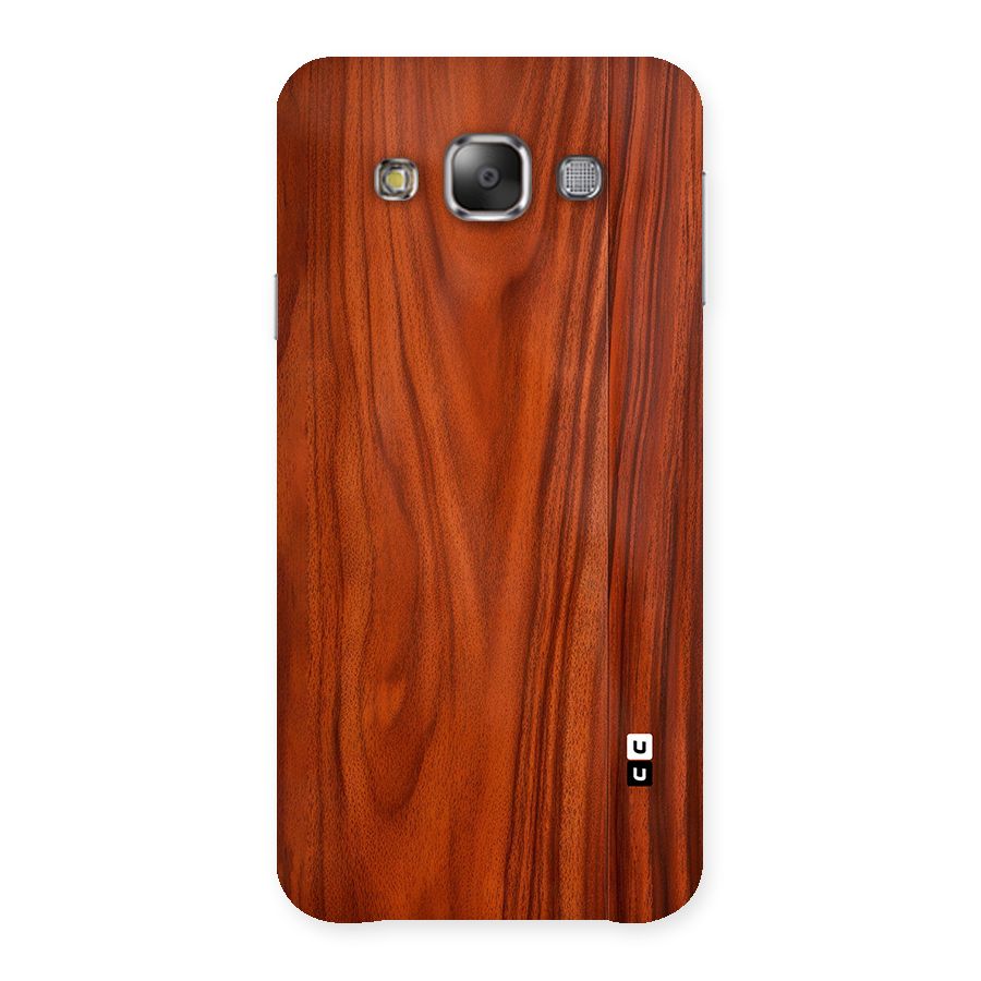 Wooden Texture Printed Back Case for Galaxy E7