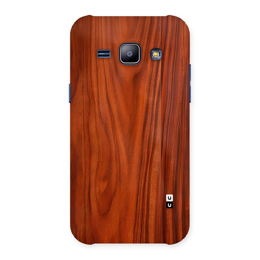 Wooden Texture Printed Back Case for Galaxy J1
