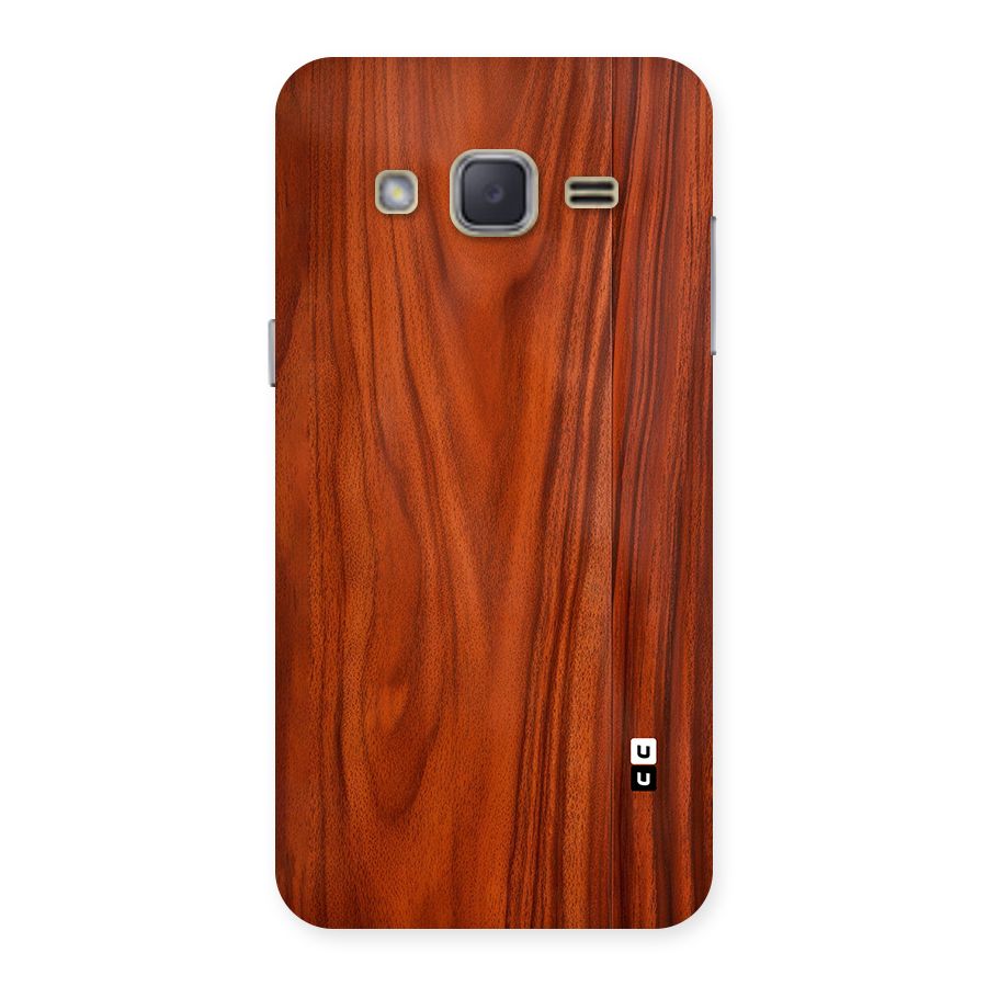 Wooden Texture Printed Back Case for Galaxy J2