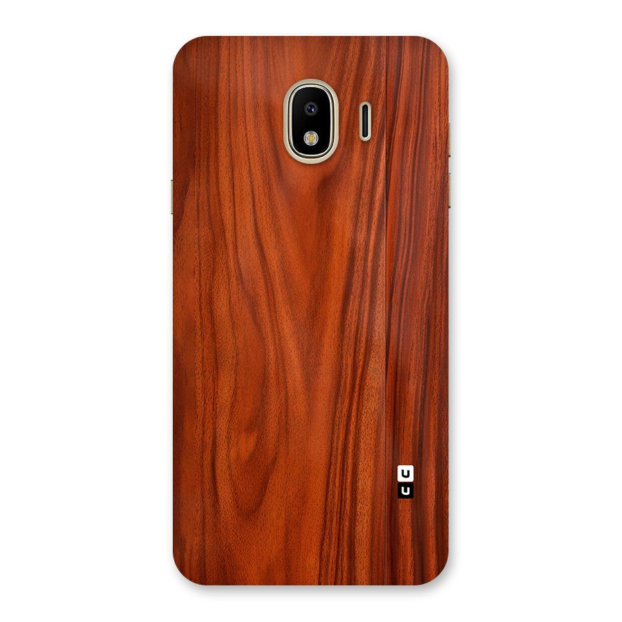Wooden Texture Printed Back Case for Galaxy J4