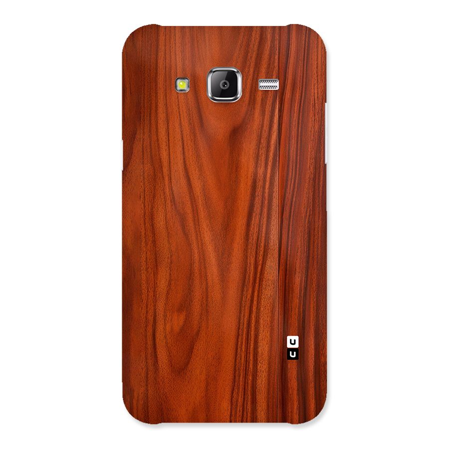 Wooden Texture Printed Back Case for Galaxy J5