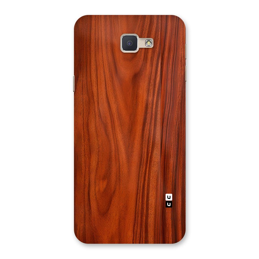 Wooden Texture Printed Back Case for Galaxy J5 Prime